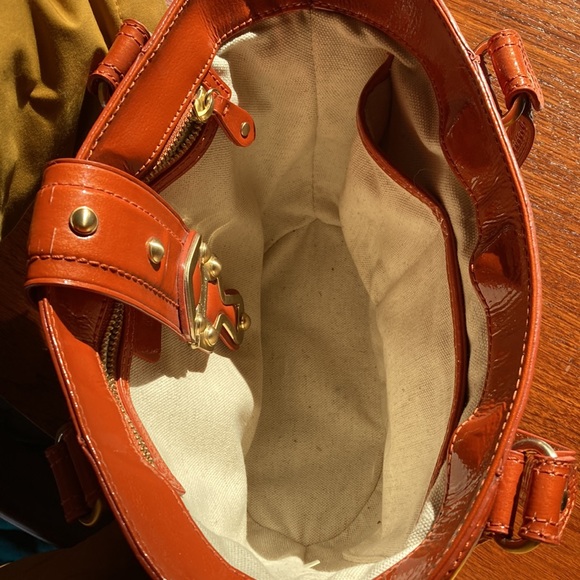 Michael Kors Straw Woven Basket Handbag - Picture 6 of 7